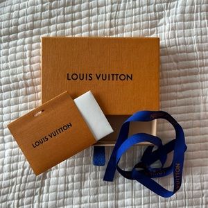 Louis Vuitton accessory & jewelry box. Includes card and ribbon.